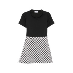 [THE ARTISTYLIST] Short sleeve dress SS26 CHECK NEW DRESS MLT