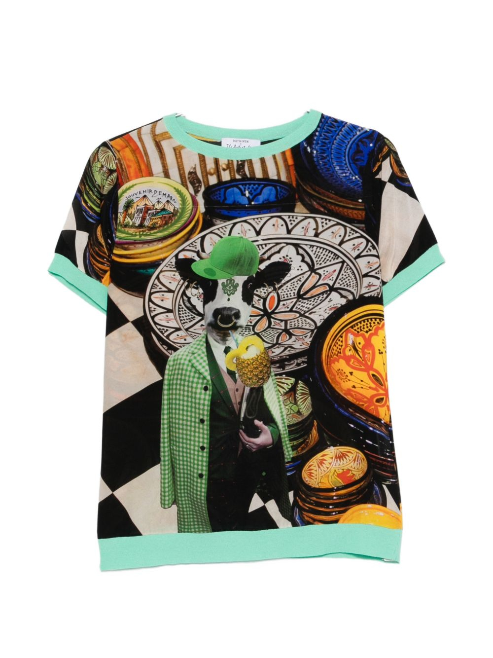 [THE ARTISTYLIST] T-shirts Short Sleeve SS26 COW TSHIRT MLT