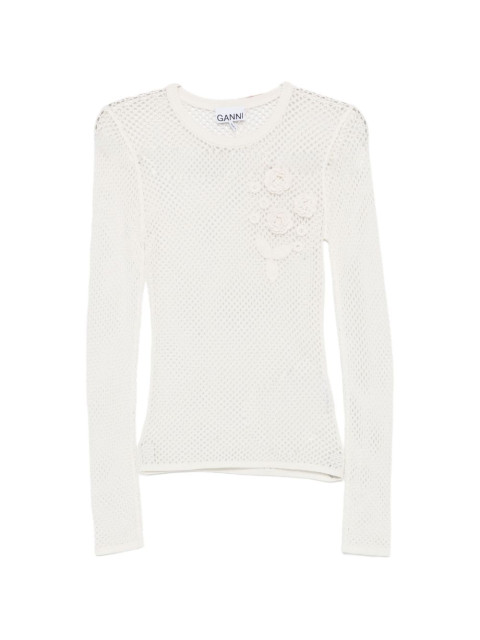 [GANNI] T-shirts Long Sleeve SS26 A1070231 135
