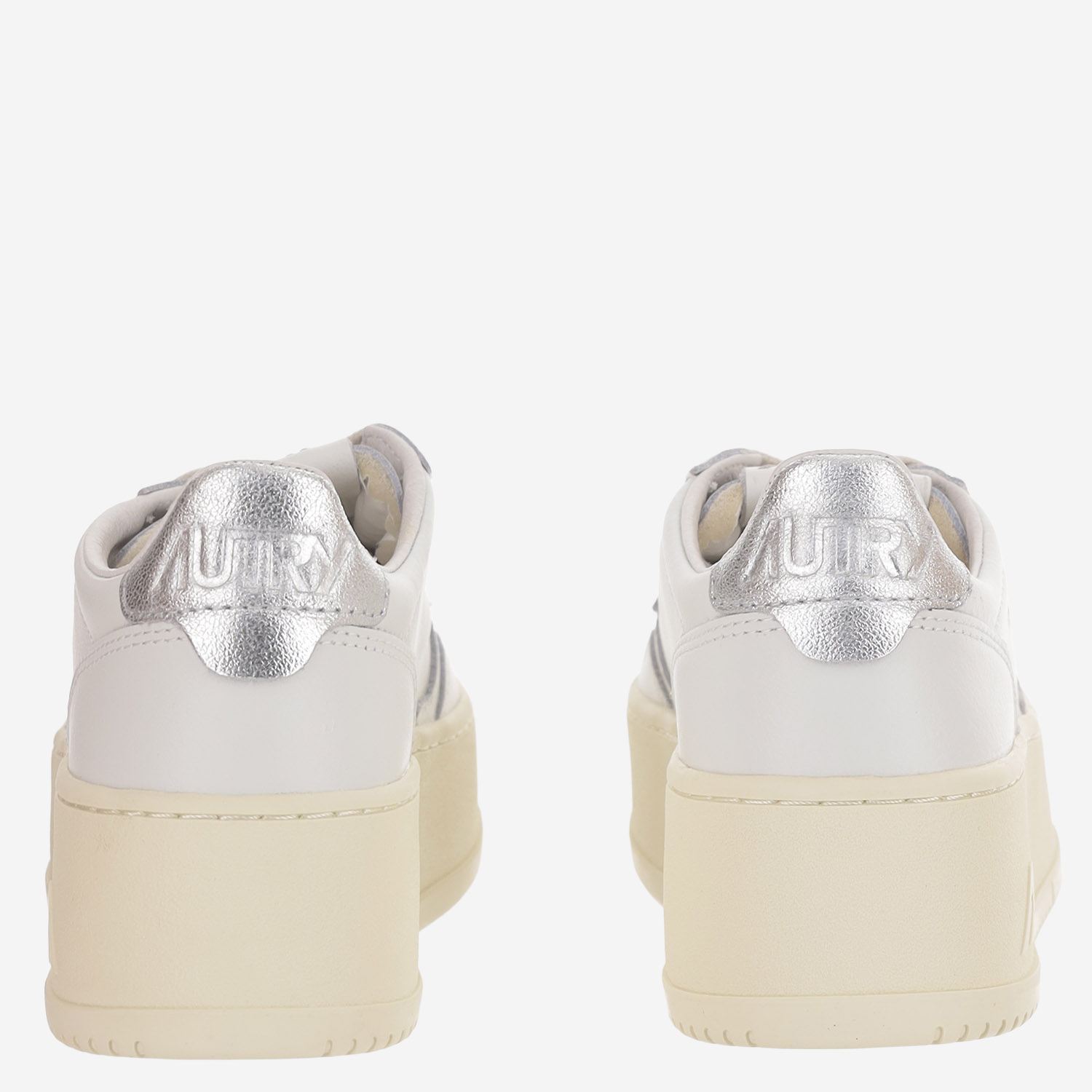 [AUTRY] Sneakers FW26 PTLWLL05LEATWHTSILVER