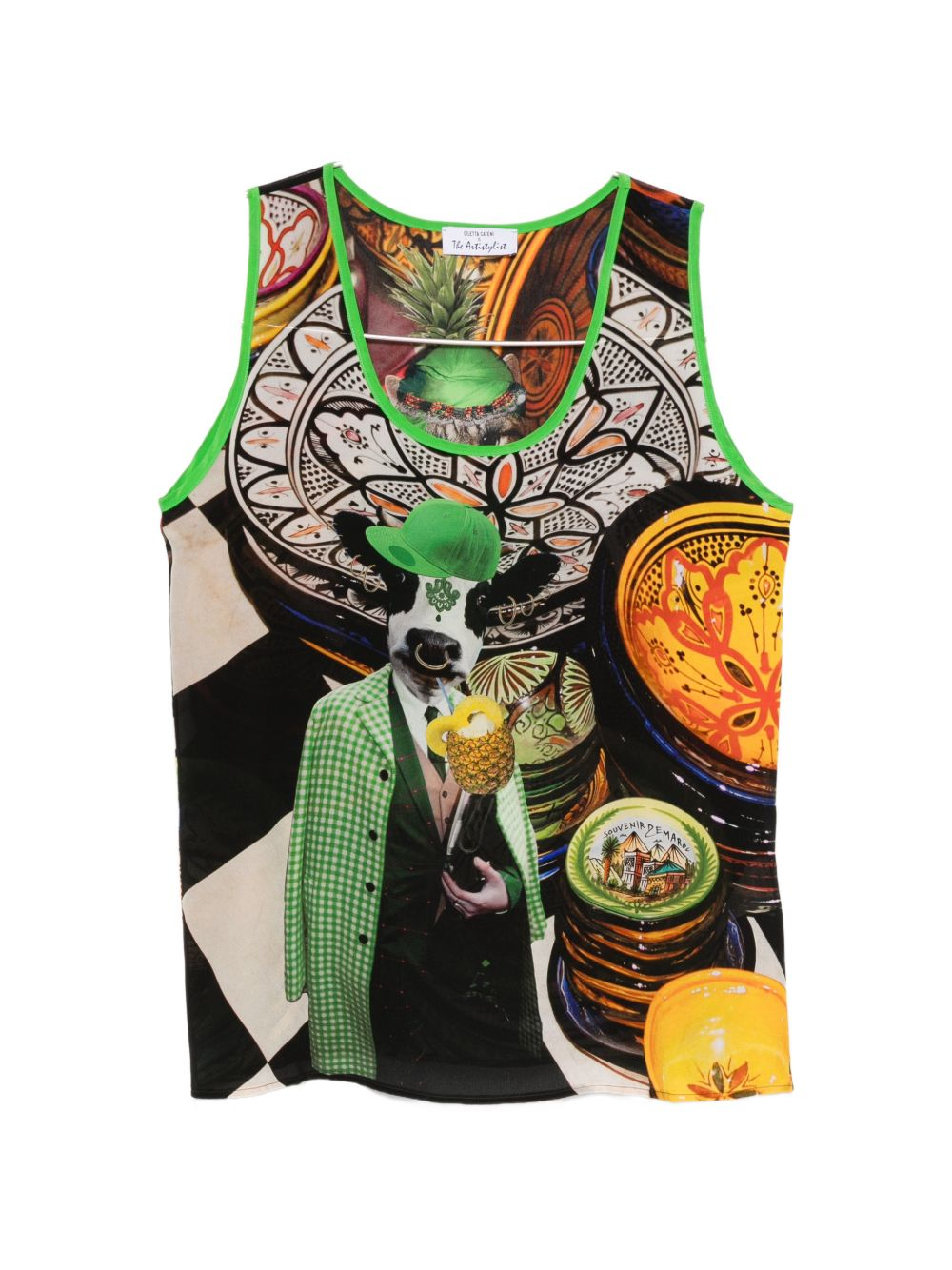 [THE ARTISTYLIST] Tank top SS26 COW TOP MLT