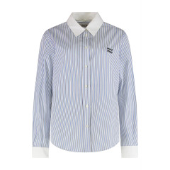 [Miu Miu] Shirts Long Sleeve FW25 MK1972SOOO174T_F0W3B