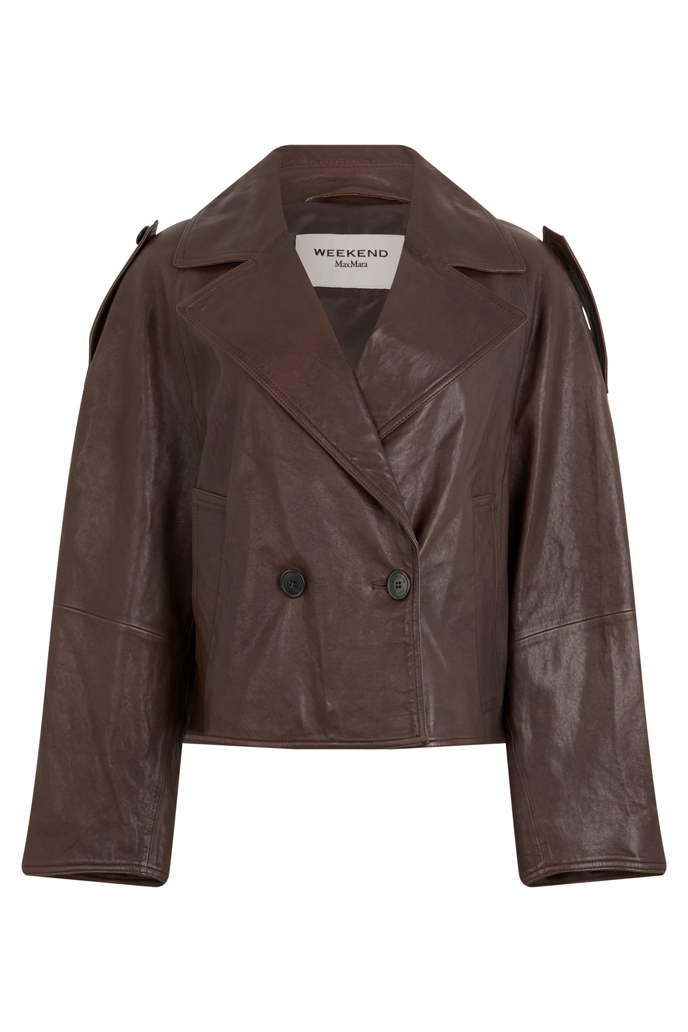 [WEEKEND MAX MARA] Leather Jacket FW26 WKDFELINO2625446051600_002