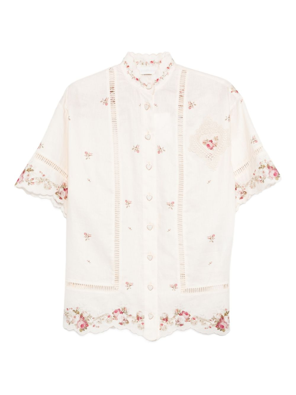 [Zimmermann] Shirts Short Sleeve SS26 5378TRS264 CPKR