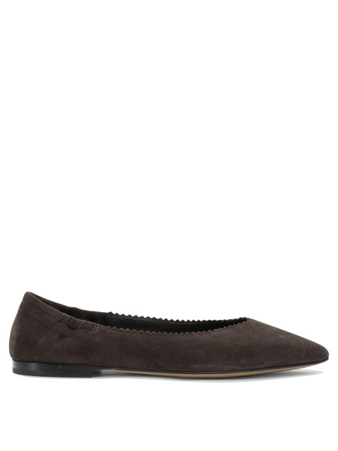 [Pomme D'Or] Flat shoes FW26 1200BCAMOSCIO COFFEE
