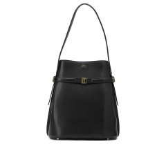 [TOTEME] Shoulder bag FW26 244-WAL0048-LE0025-001BLACK