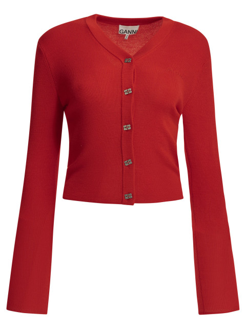 [GANNI] Cardigan FW26 A116001206P