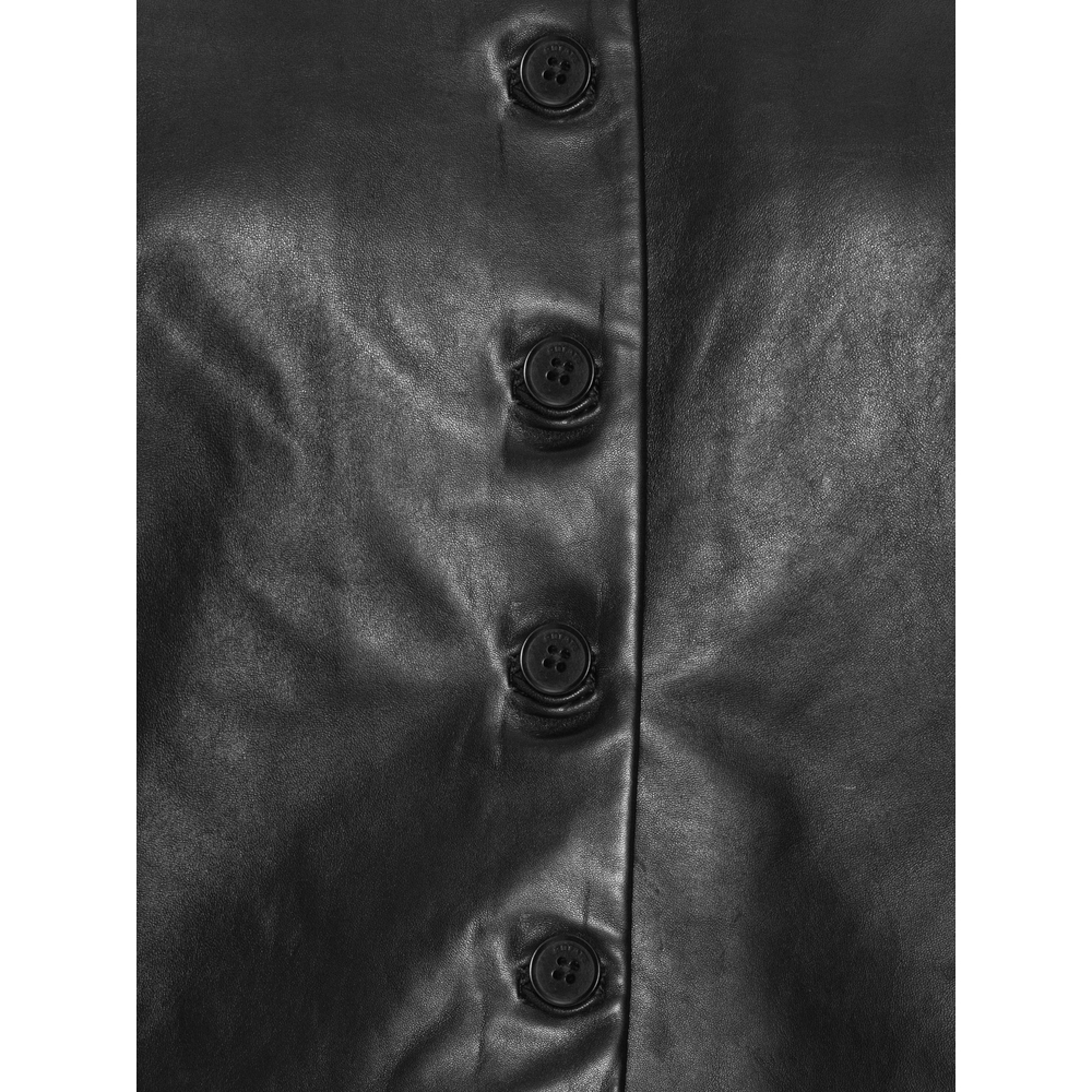 [ROTATE] Leather Jacket FW26 116172100 FITTED 100