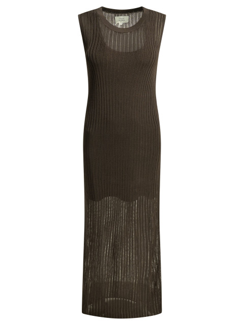 [LouLou De Saison] Sleeveless dress SS26 ICARIABROWN