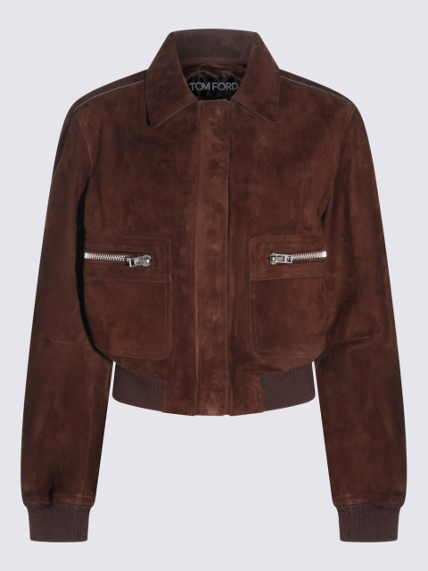 [Tom Ford] Leather Jacket SS26 CSL794LEX417EBB