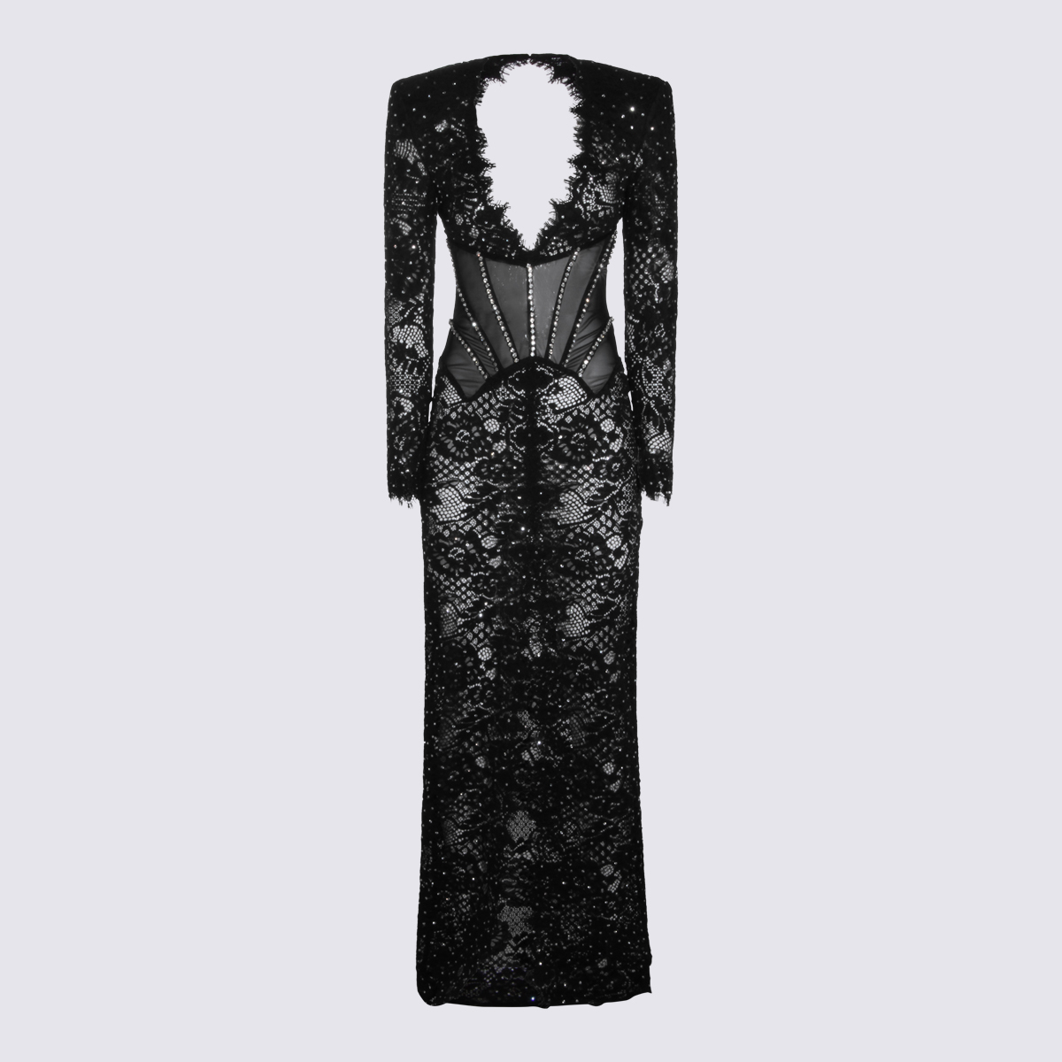 [NISSA] Long sleeve dress SS26 RRS16309ABLACK