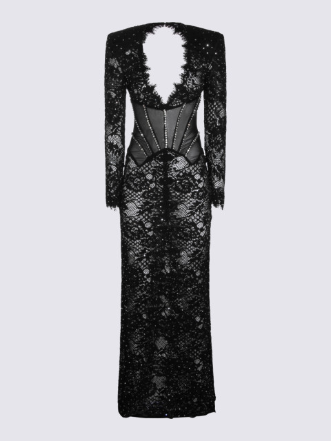 [NISSA] Long sleeve dress SS26 RRS16309ABLACK