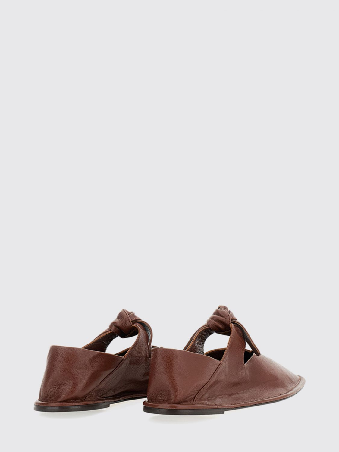 [HEREU] Flat shoes SS26 LLSSWFA24 CHESTNUT