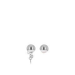 [JUSTINE CLENQUET] Earring SS26 RAEEARRINGS PALLADIUM