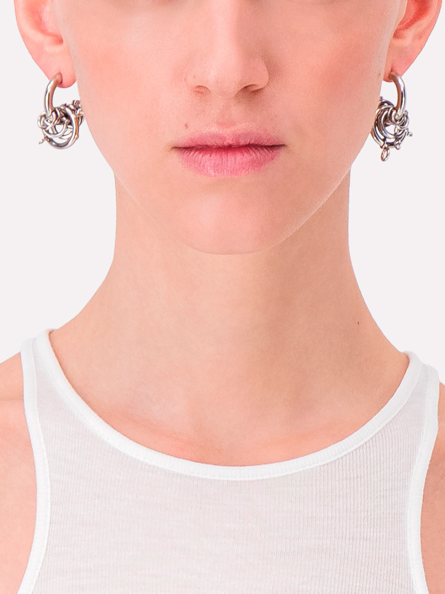 [JUSTINE CLENQUET] Earring SS26 JAYEARRINGS PALLADIUM
