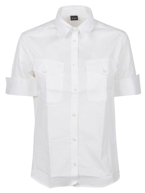 [Fay] Shirts Short Sleeve SS26 NCWA252600SZGR
