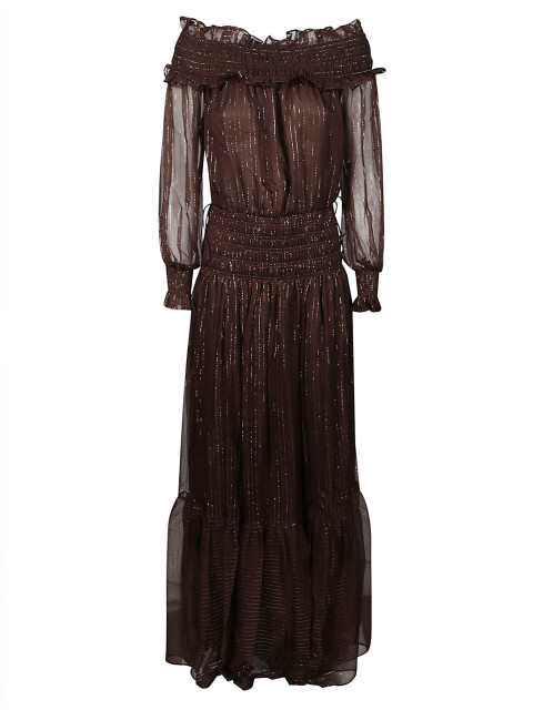 [Self-portrait] Long sleeve dress SS26 RS26156XABR