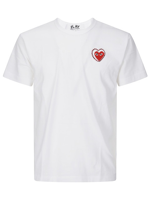 [COMME DES GARCONS PLAY] T-shirts Short Sleeve CO AXT802051 2