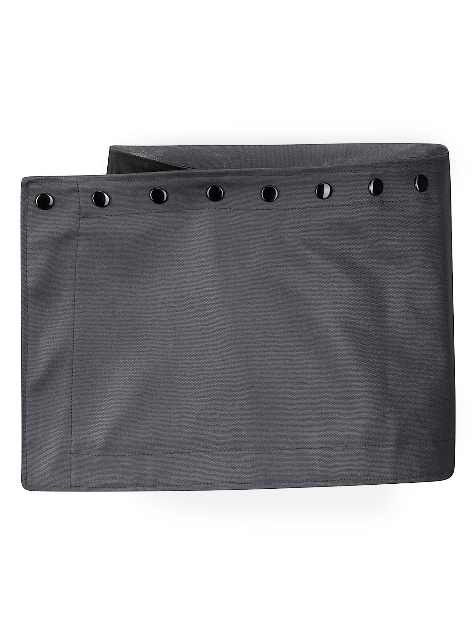 [EVROPA X BOYSLOFT] Mini skirt FW25 WAXEDMINISKIRT BLACK