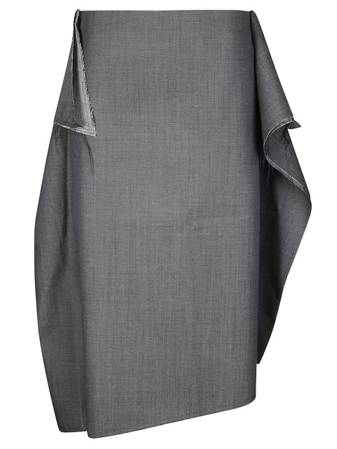 [Niccolo' Pasqualetti] Midi skirt FW25 NP08S007 CHARCOALGREY