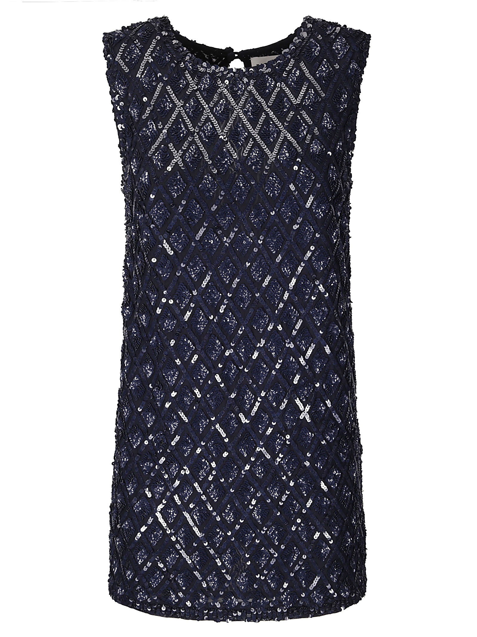 [PAROSH] Sleeveless dress SS25 D722508GILD 012