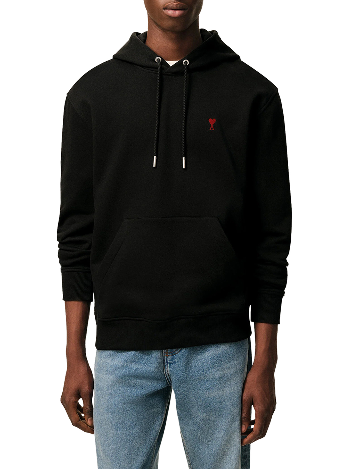 [Ami Paris] Hoodie FW26 BFUSW235730001 BLACK