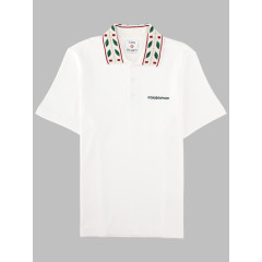 [Casablanca] T-shirts Short Sleeve FW26 M-PF26-JTP-499_01BRIGHTWHITE
