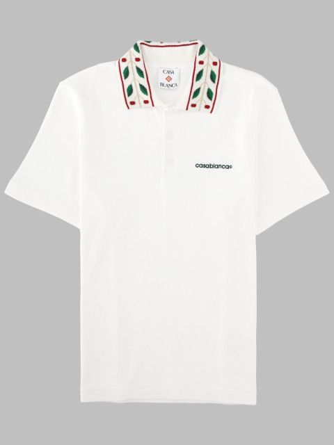 [Casablanca] T-shirts Short Sleeve FW26 M-PF26-JTP-499_01BRIGHTWHITE