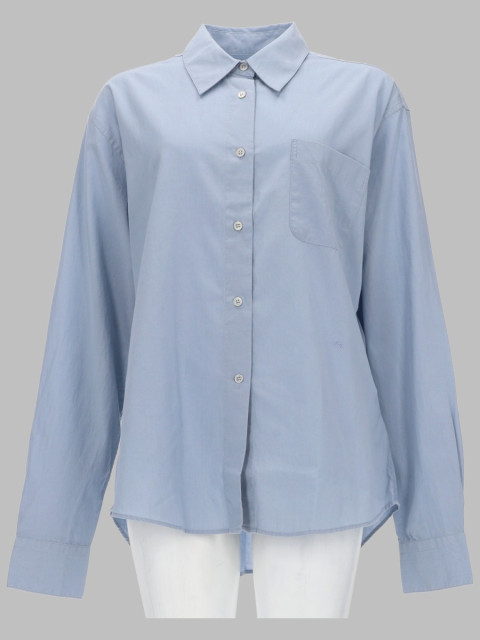 [Our Legacy] Shirts Long Sleeve FW26 W2262PB_POWDERBLUELIQUIDPOPLIN