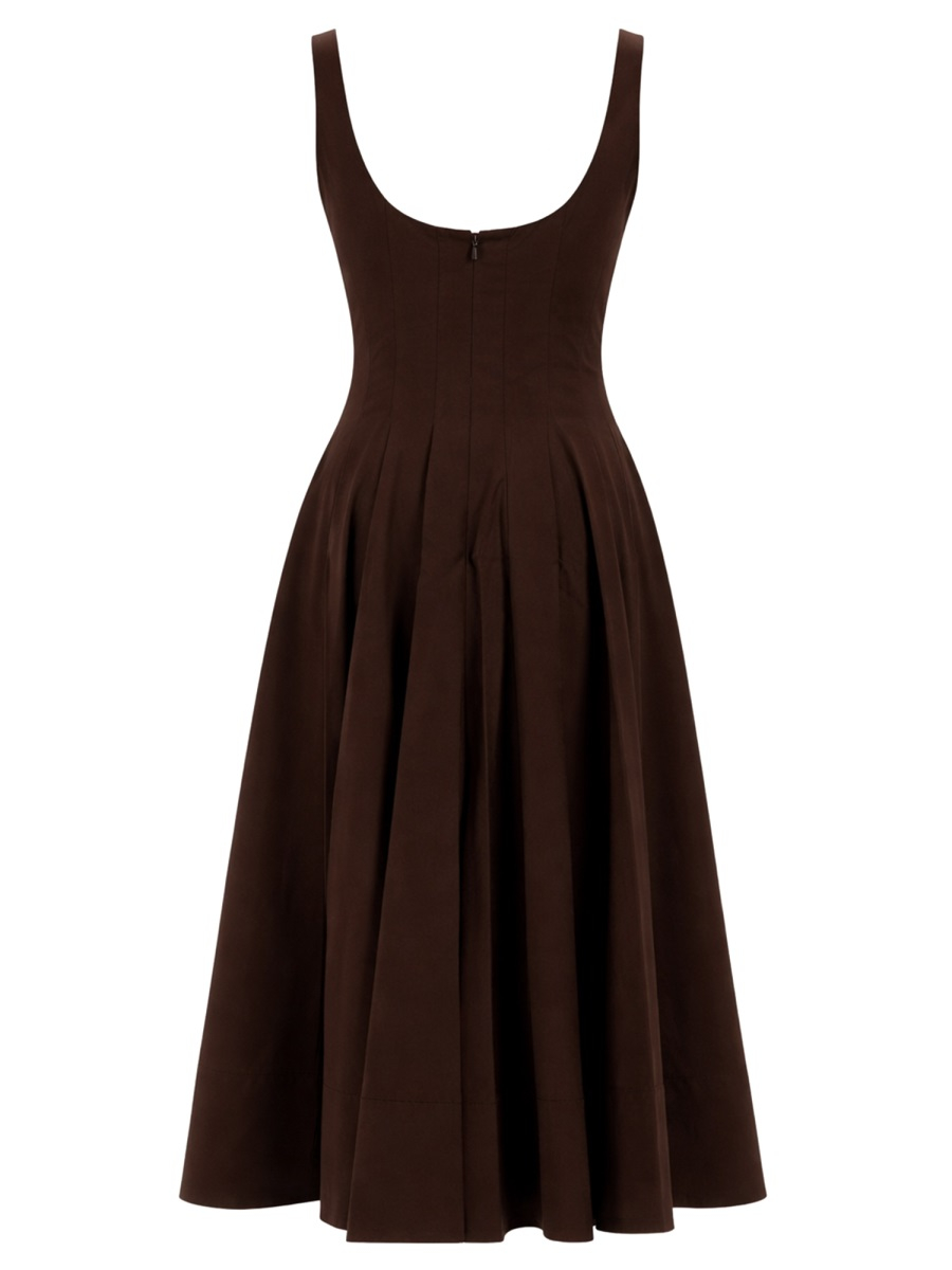 [Staud] Sleeveless dress SS26 R24F2101PO_EART