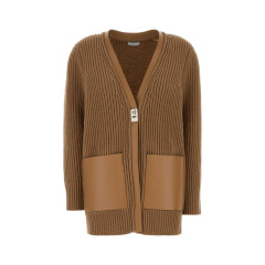 [Salvatore Ferragamo] Cardigan SS26 13H299790974 CAMEL