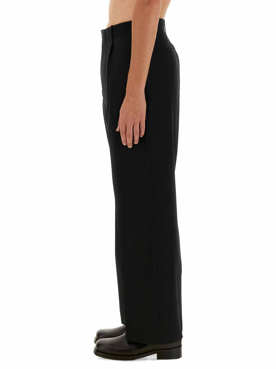 [Our Legacy] Trousers FW26 M421BBPW_BLACKPANAMAWOOL