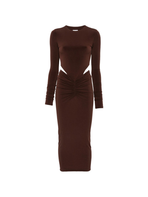 [THE ANDAMANE] Long sleeve dress FW26 T200165A TJP199 DKBRO