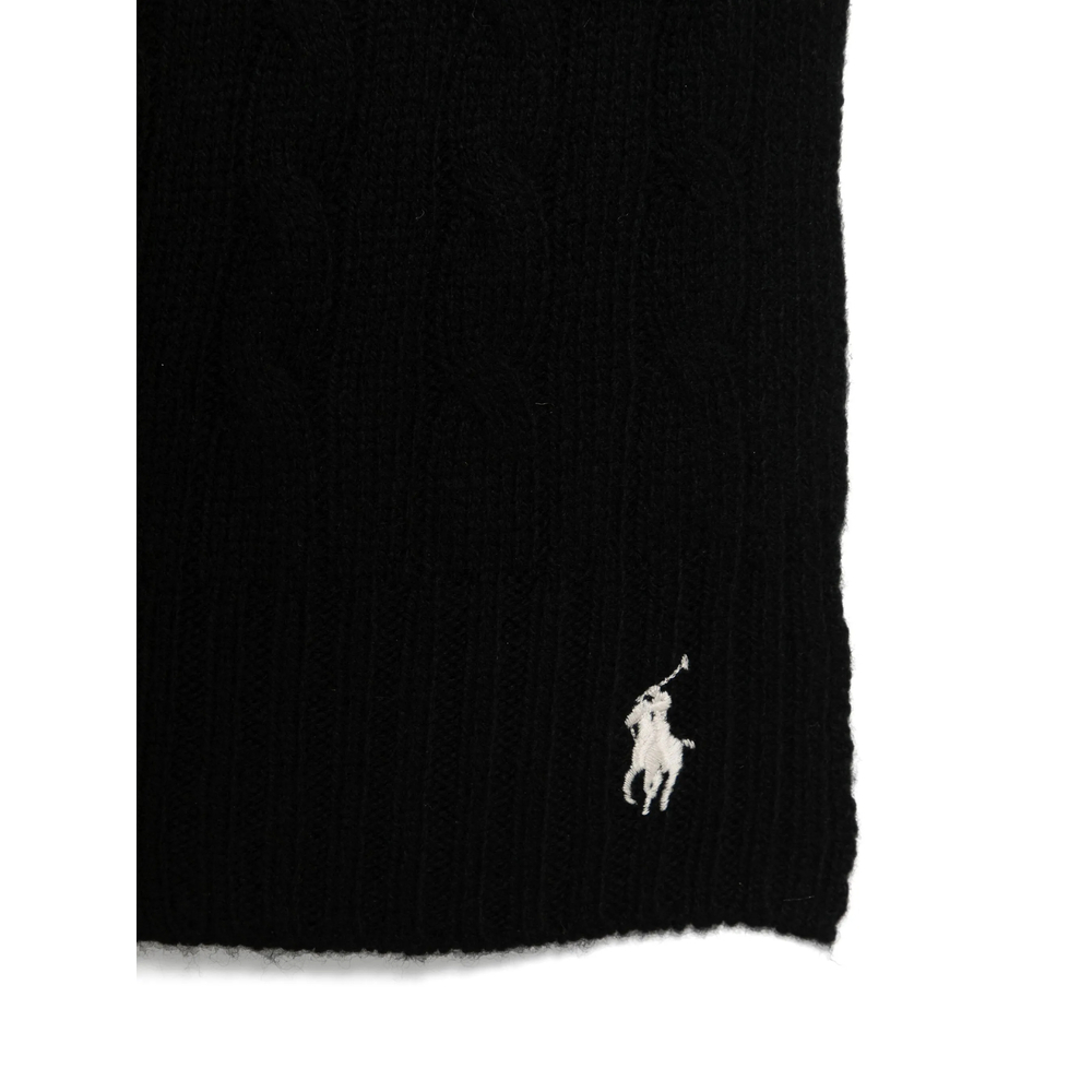 [Ralph Lauren] Scarf FW26 455956296001  BLACK