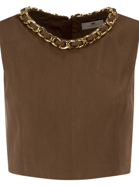[ELISABETTA FRANCHI] Tank top SS26 TO06062E2 600
