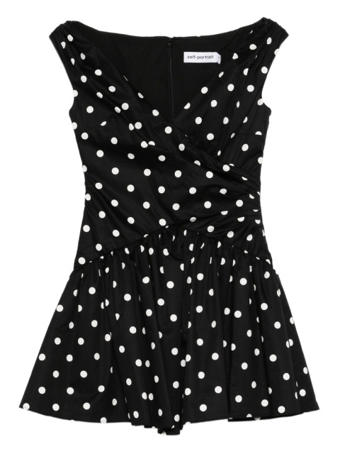 [Self-portrait] Sleeveless dress SS26 RS26-209S-B  BLACK