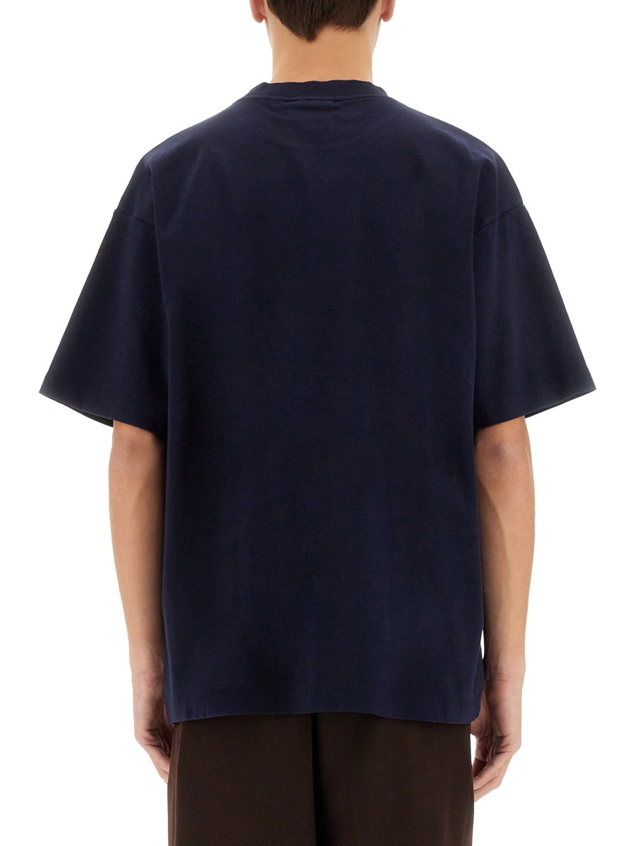 [DROLE DE MONSIEUR] T-shirts Short Sleeve FW26 TS202_CO002NAVY