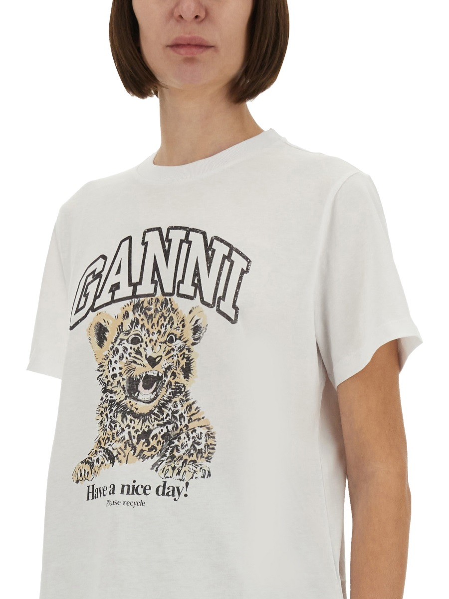 [GANNI] T-shirts Short Sleeve FW26 T4124_943