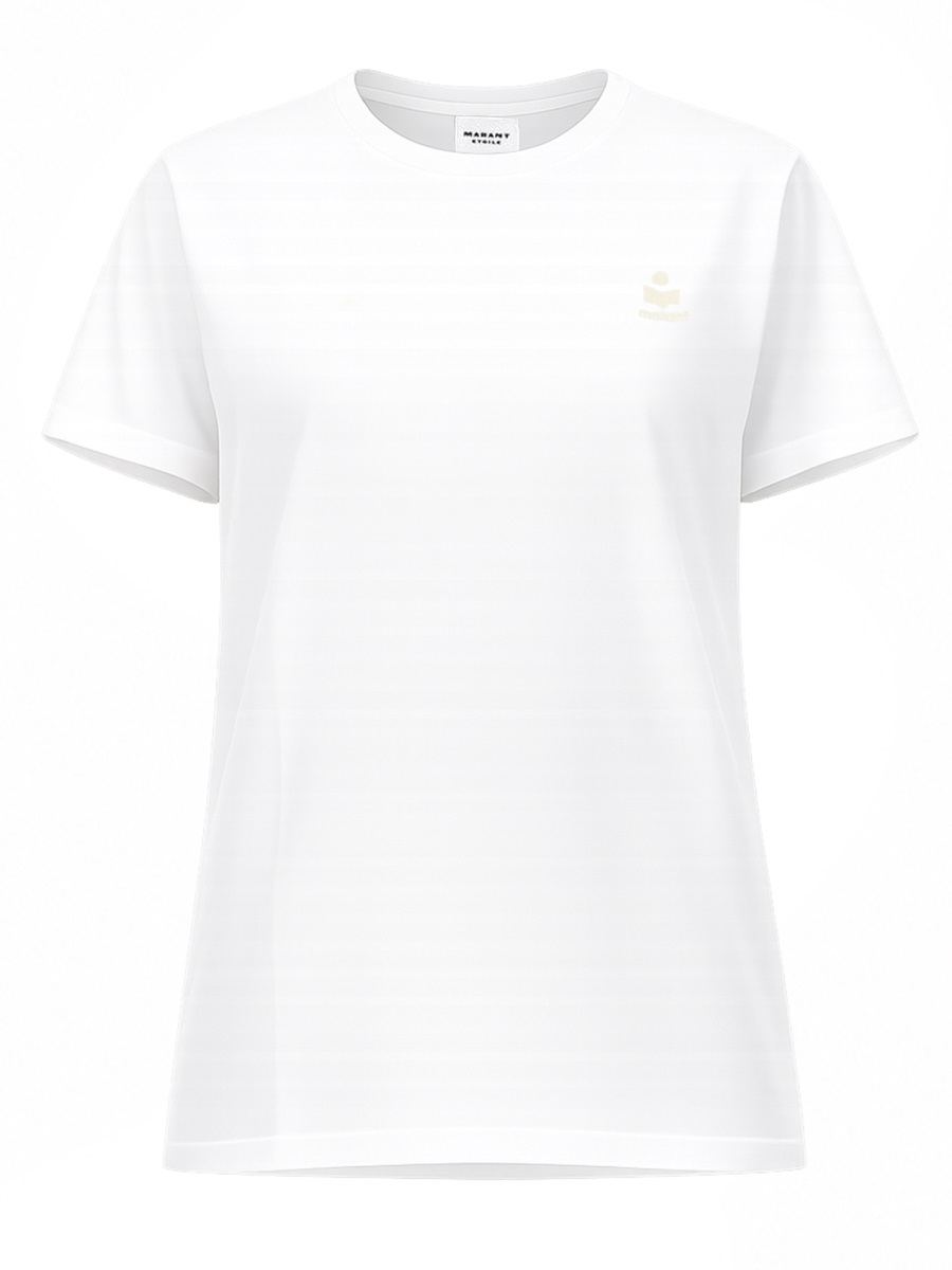 [Marant Etoile] T-shirts Short Sleeve FW26 TS0070FA_A1N98E20WH