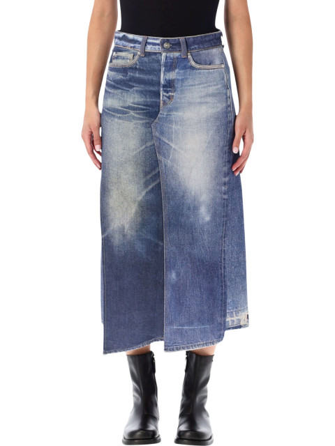 [Our Legacy] Midi skirt FW26 W4265CAZAZURE PRIN