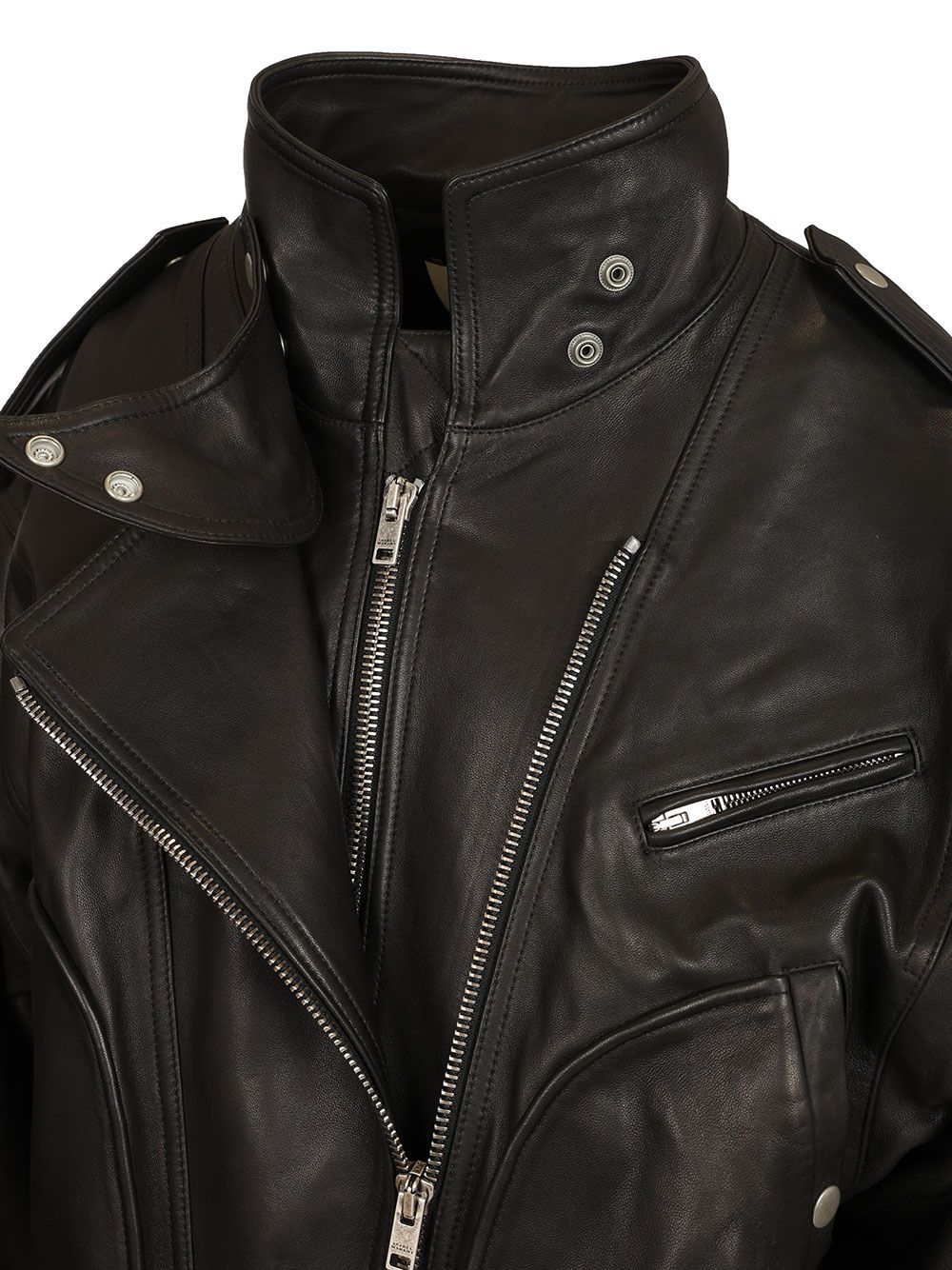 [Isabel Marant] Leather Jacket CO 26AVE0744FA-D3B04I01BK