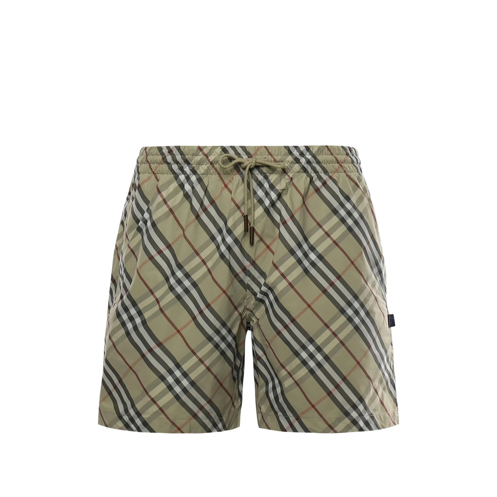 [Burberry] Swim Pants SS26 8121537 SEB CHK C4053