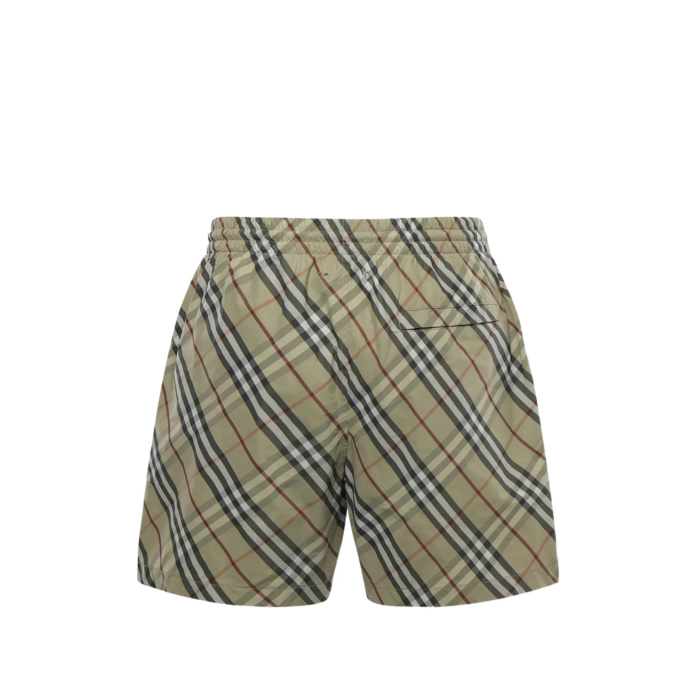[Burberry] Swim Pants SS26 8121537 SEB CHK C4053