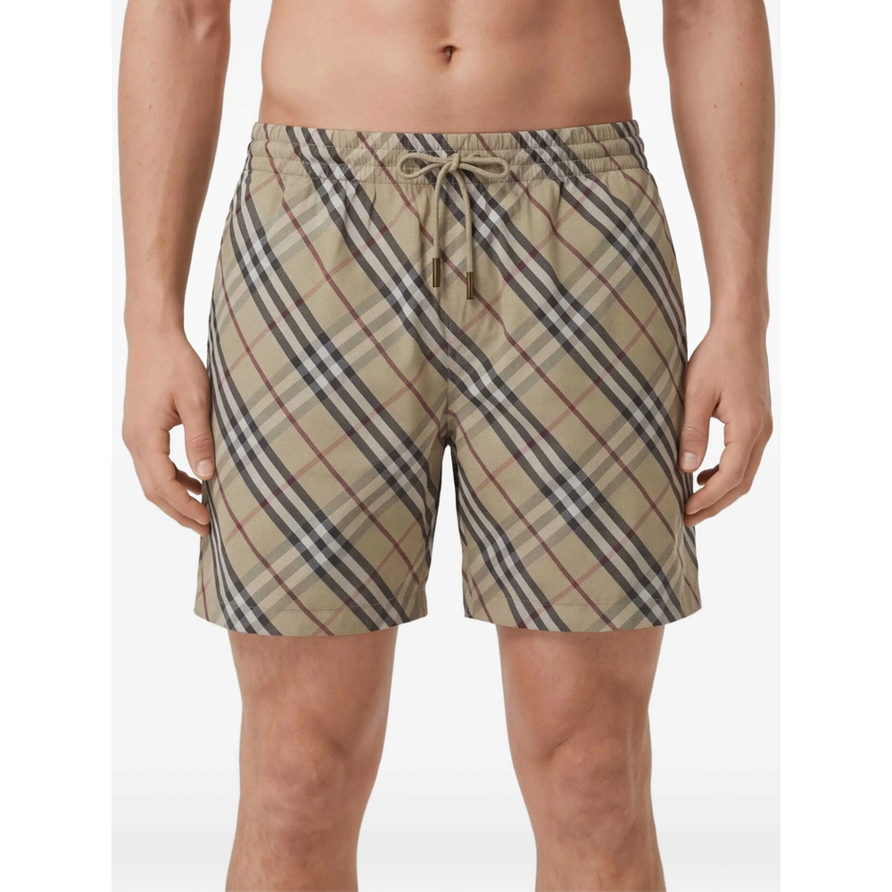 [Burberry] Swim Pants SS26 8121537 SEB CHK C4053