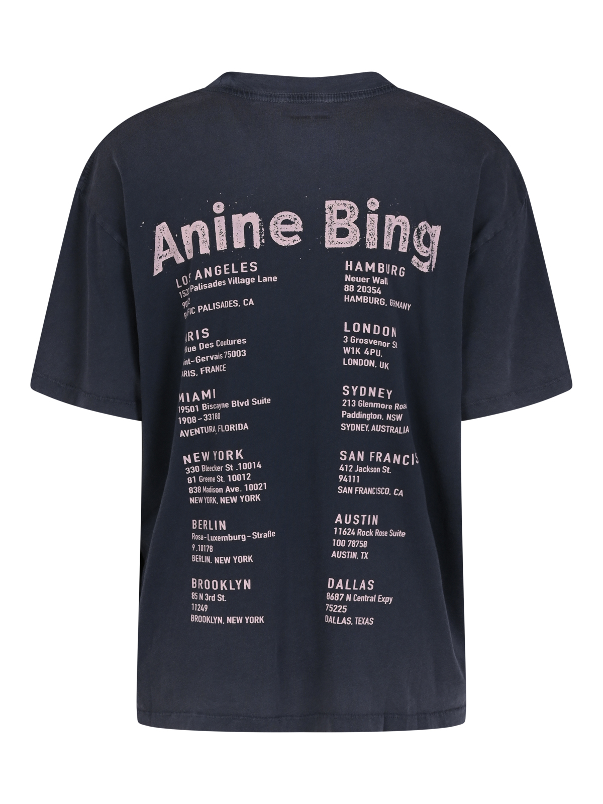 [Anine Bing] T-shirts Short Sleeve FW26 A0812928WHG1