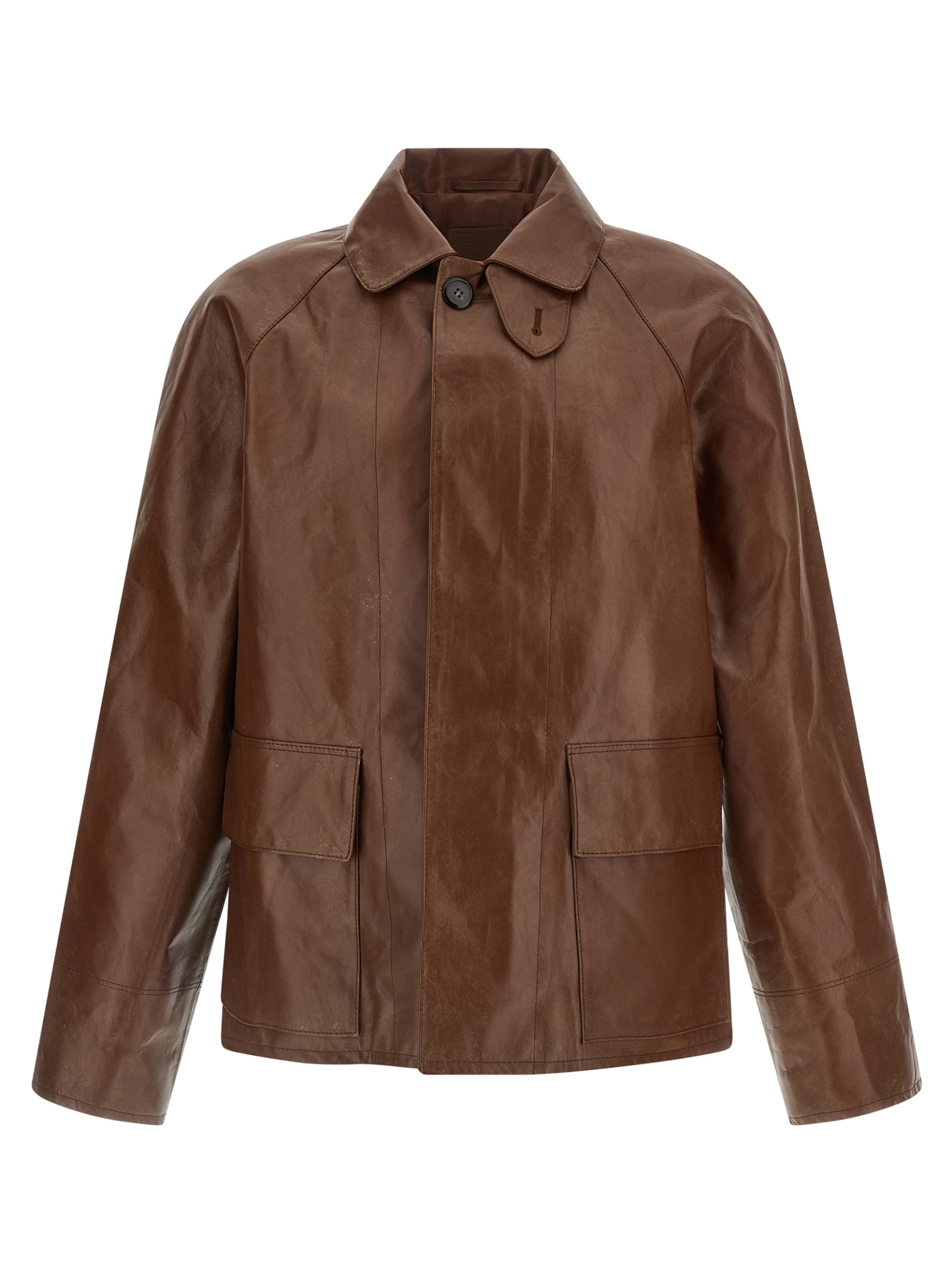 [Prada] Leather Jacket SS26 UPW603SOOO180OF0BW5