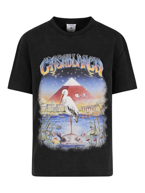 [Casablanca] T-shirts Short Sleeve FW26 WPF26JTS08201