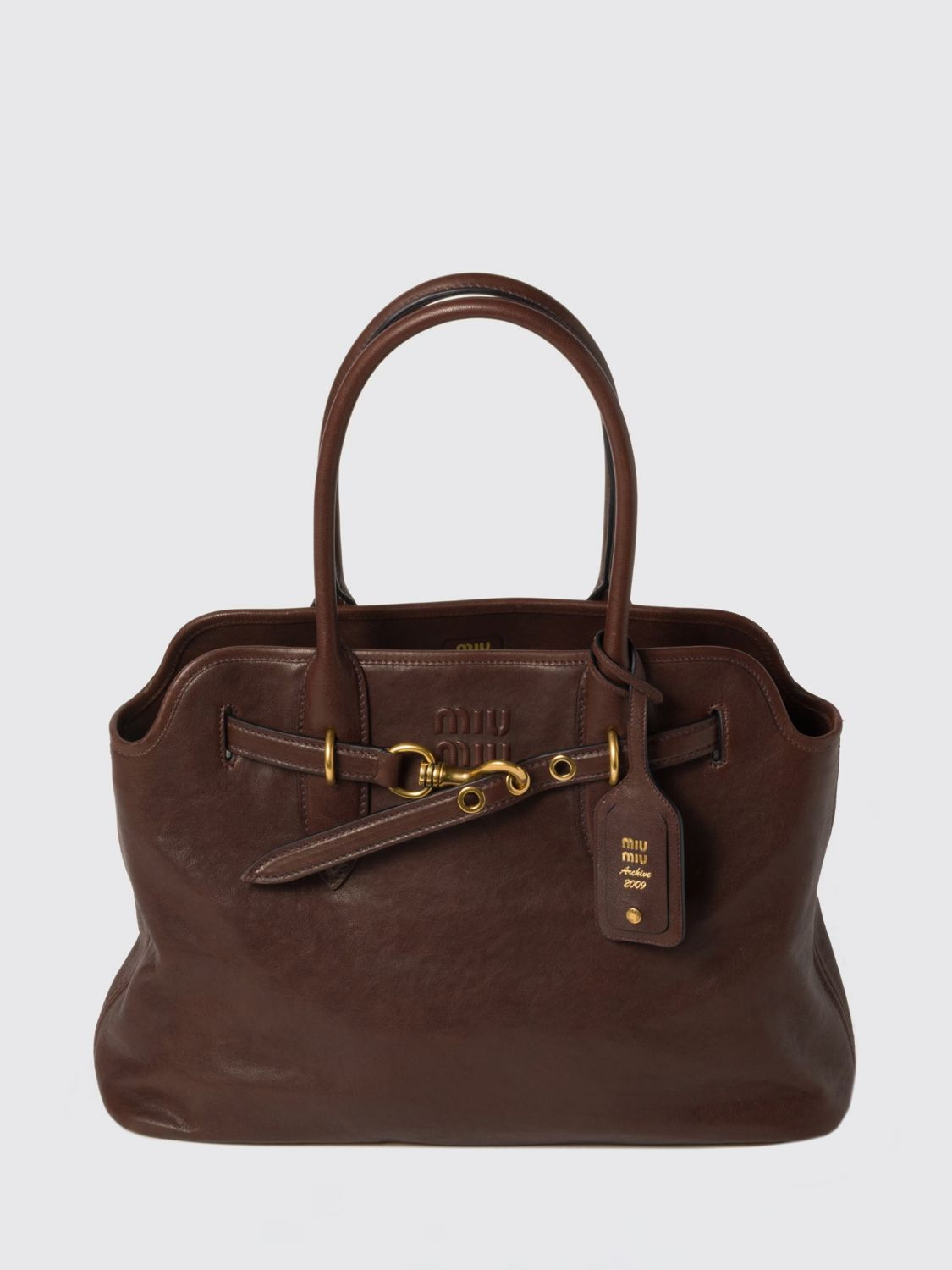 [Miu Miu] Shoulder bag FW26 5BG2912BBL F0NBL