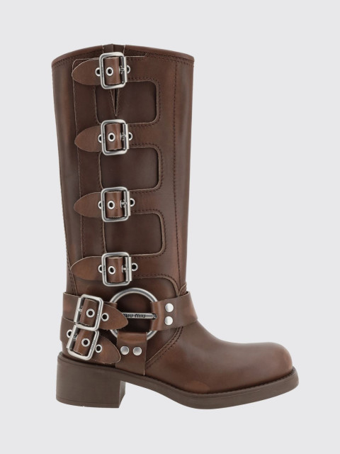 [Miu Miu] Boots FW26 5W792DFA0503F33 F0038