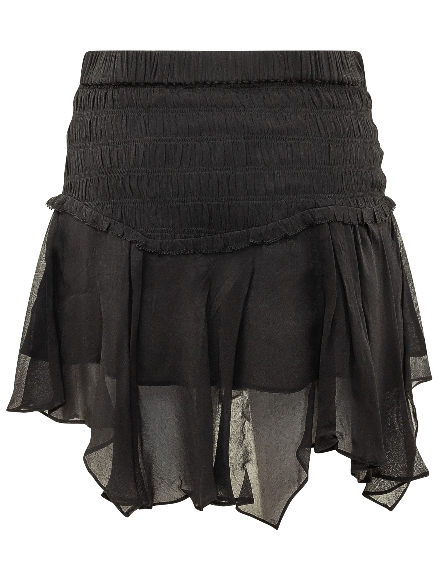 [Marant Etoile] Mini skirt FW26 26AJU0541FAD3J01E 01BK